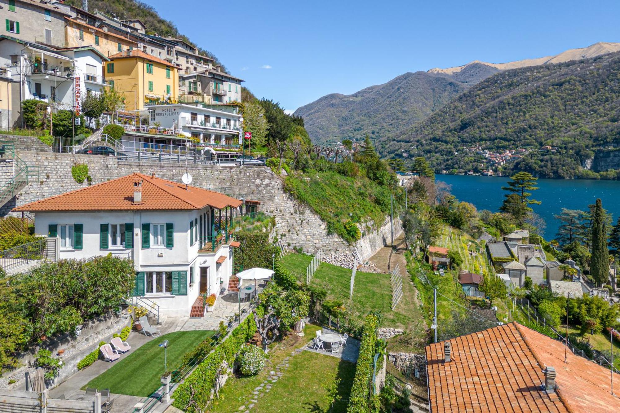 Casa Bambu - Splendida Vista Lago E Posto Auto Laglio Exterior foto