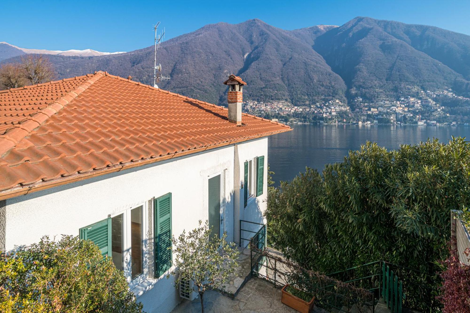 Casa Bambu - Splendida Vista Lago E Posto Auto Laglio Exterior foto